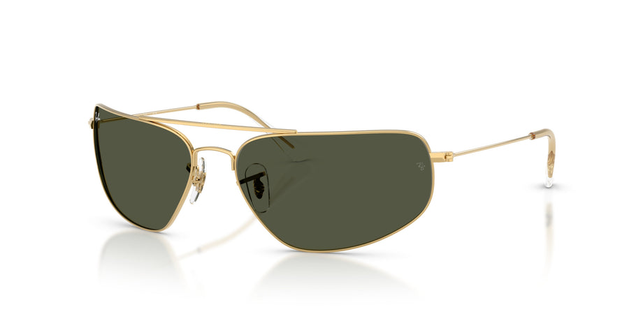 Metal Unisex Sunglass RB3780 – Gold / Green