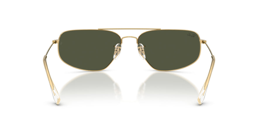 Metal Unisex Sunglass RB3780 – Gold / Green