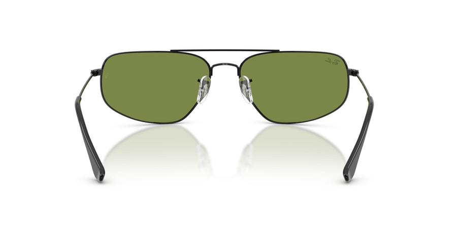 Metal Unisex Sunglass RB3780 – Black / Green