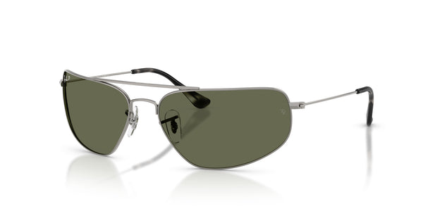Metal Unisex Sunglass RB3780 – Gunmetal / Green Polar