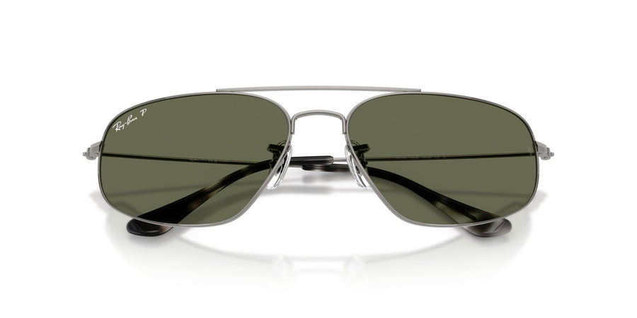 Metal Unisex Sunglass RB3780 – Gunmetal / Green Polar