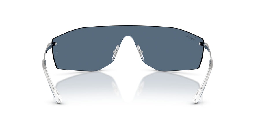Metal Unisex Sunglass RB3781 – Silver / Dark Blue