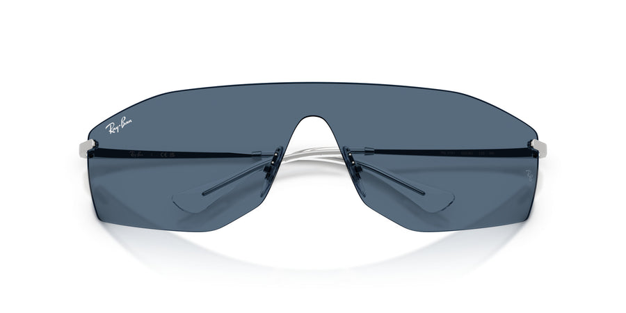 Metal Unisex Sunglass RB3781 – Silver / Dark Blue