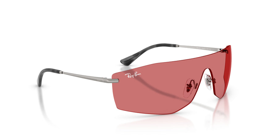 Metal Unisex Sunglass RB3781 – Gunmetal / Red Hiper