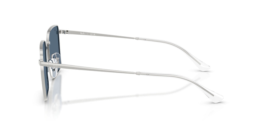 Metal Unisex Sunglass RB3782 – Silver / Dark Blue