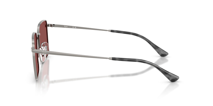 Metal Unisex Sunglass RB3782 – Gunmetal / Dark Violet