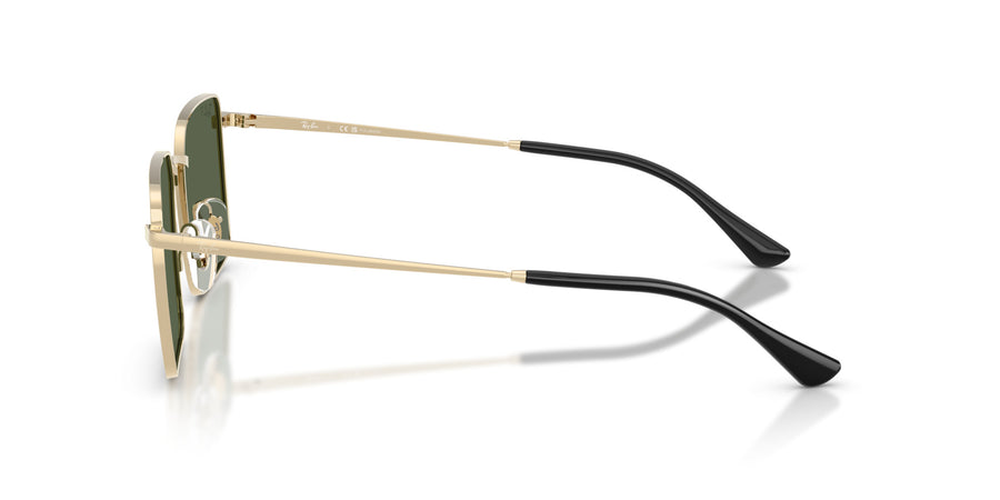 Metal Unisex Sunglass RB3782 – Gold / Dark Green Polar