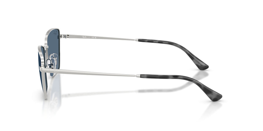 Metal Unisex Sunglass RB3783 – Silver / Dark Blue