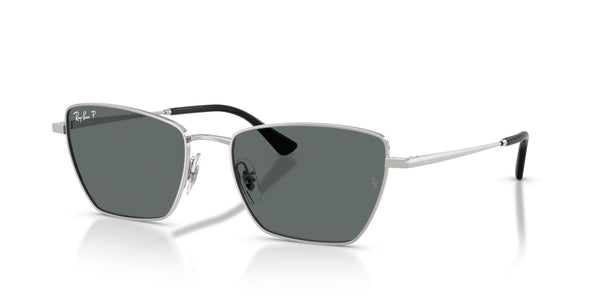 Metal Unisex Sunglass RB3783 – Silver / Dark Grey Polar
