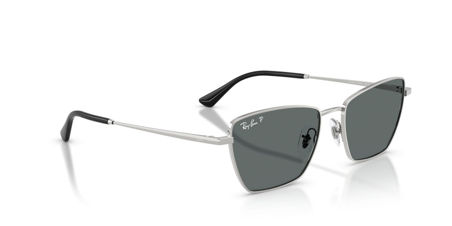 Metal Unisex Sunglass RB3783 – Silver / Dark Grey Polar
