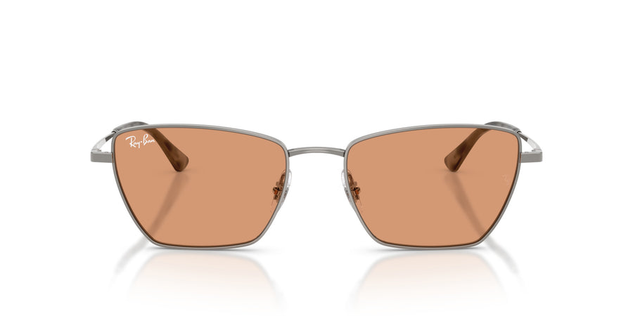 Metal Unisex Sunglass RB3783 – Gunmetal / Orange