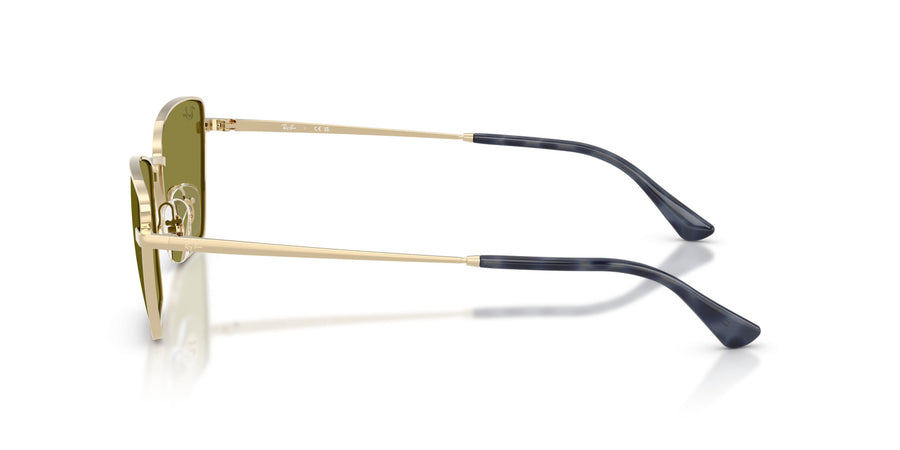 Metal Unisex Sunglass RB3783 – Gold / Green