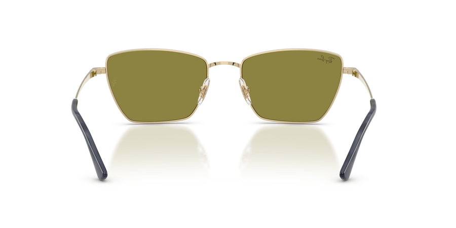 Metal Unisex Sunglass RB3783 – Gold / Green