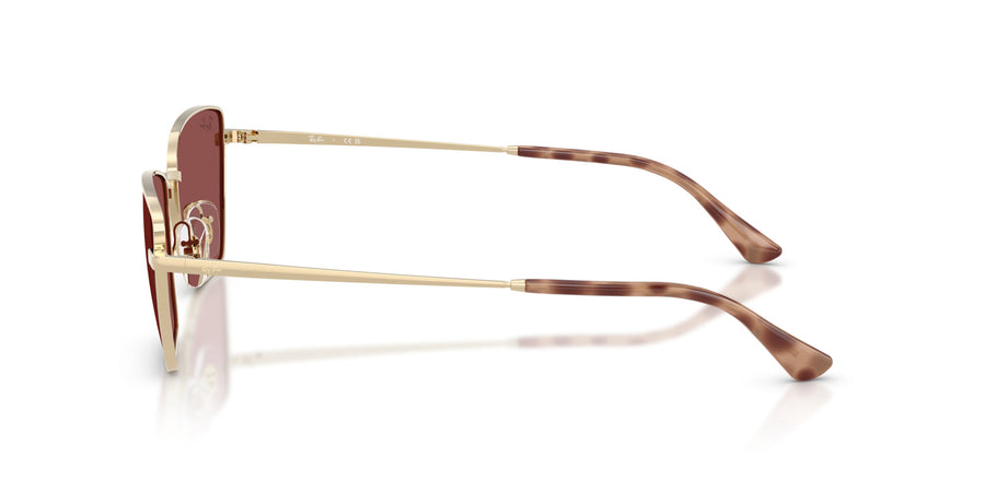 Metal Unisex Sunglass RB3783 – Gold / Dark Violet
