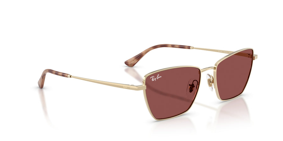 Metal Unisex Sunglass RB3783 – Gold / Dark Violet