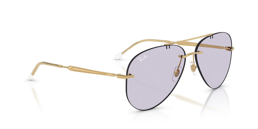 Metal Unisex Sunglass RB3791 – Photo Amethyst Dark To Darker