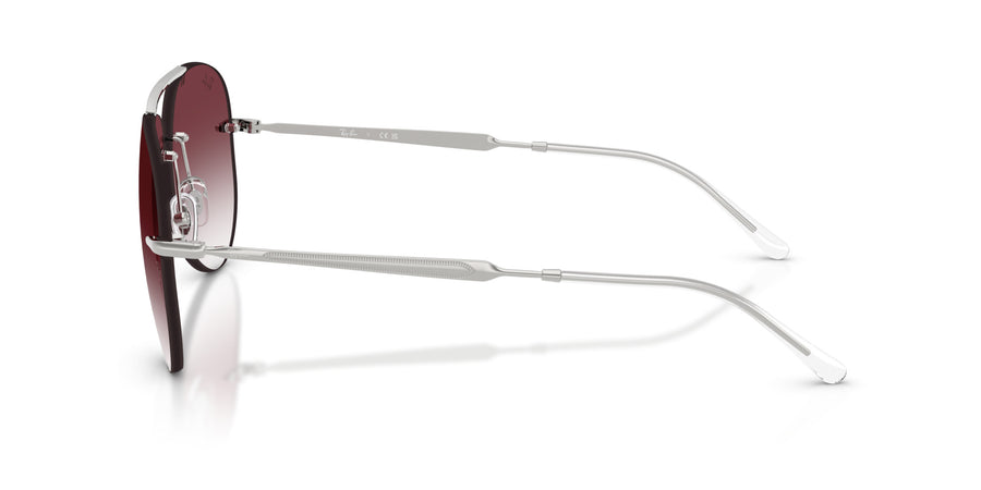 Metal Unisex Sunglass RB3791 – Silver / Clear Gradient Dark Violet