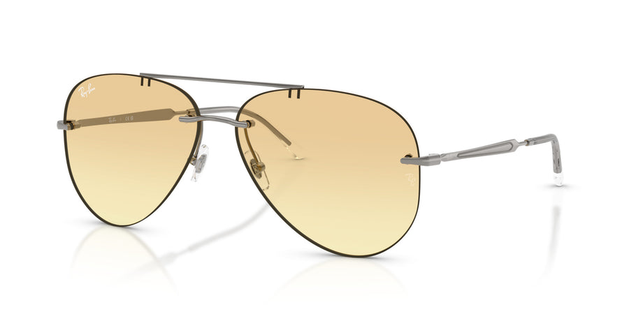 Metal Unisex Sunglass RB3791 – Gunmetal / Yellow Gradient Gray