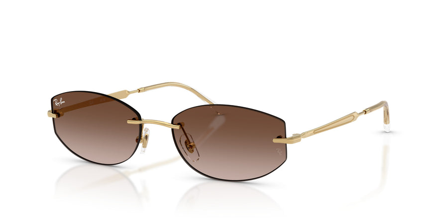 Metal Unisex Sunglass RB3792 – Gradient Brown