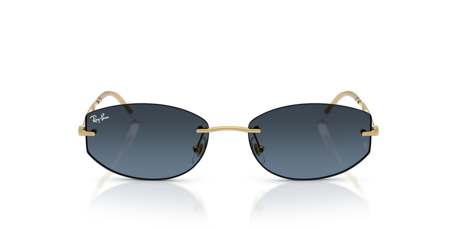 Metal Unisex Sunglass RB3792 – Dark Blue Gradient Dark Grey