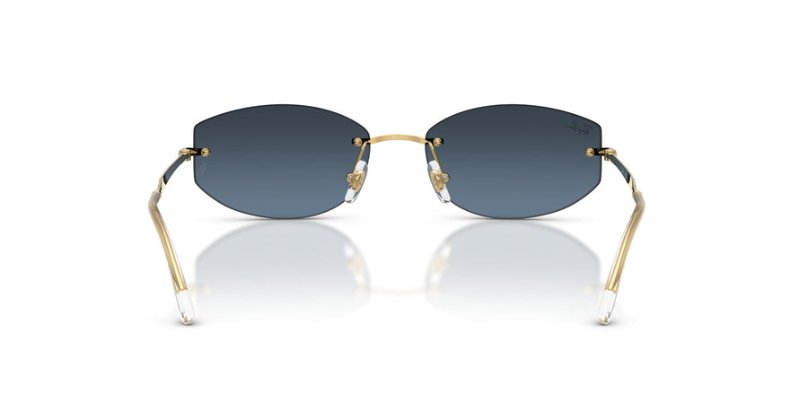 Metal Unisex Sunglass RB3792 – Dark Blue Gradient Dark Grey