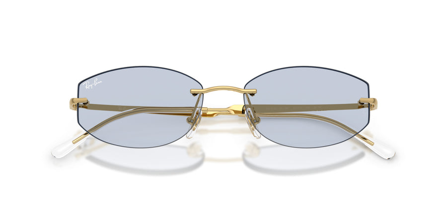 Metal Unisex Sunglass RB3792 – Photo Sapphire Dark To Darker