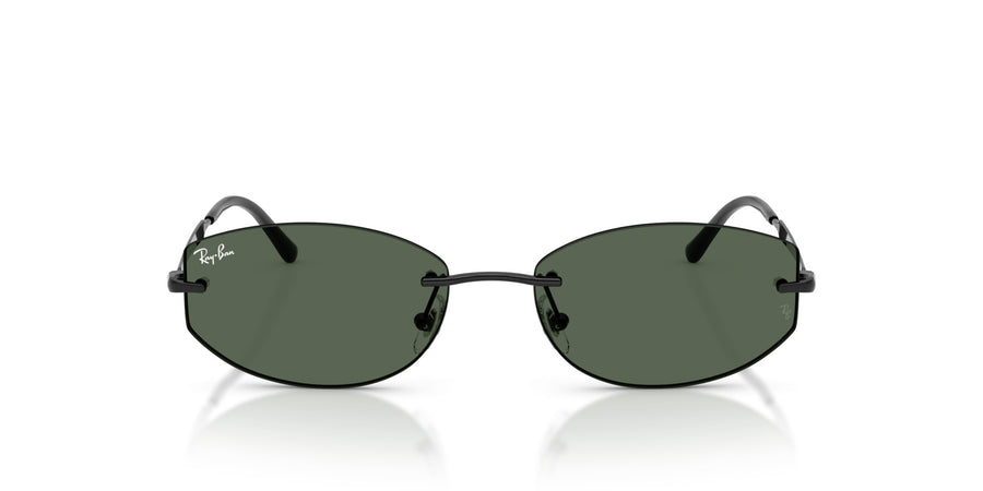 Metal Unisex Sunglass RB3792 – Black / Dark Green