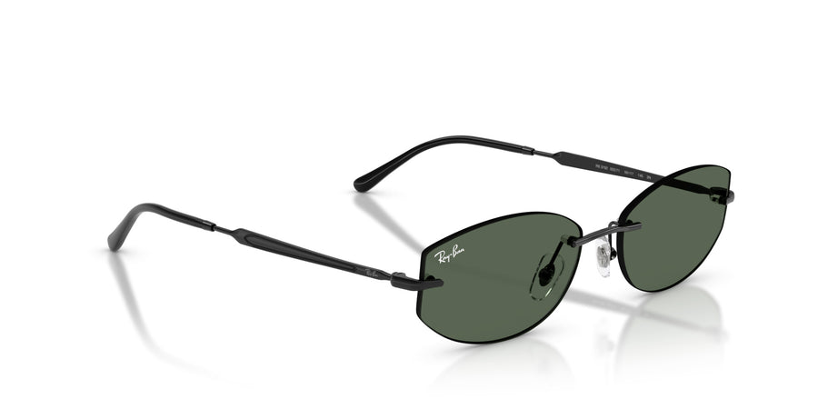 Metal Unisex Sunglass RB3792 – Black / Dark Green