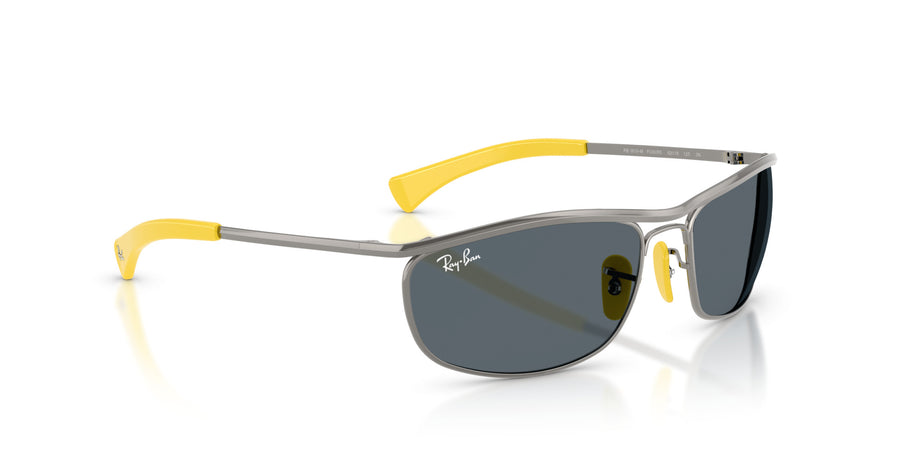 Metal Unisex Sunglass RB3819M – Gunmetal / Blue