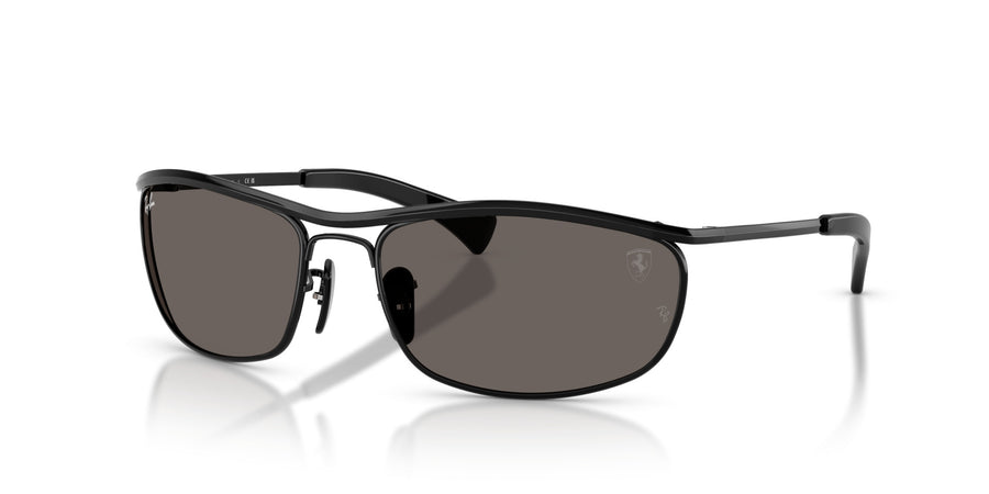 Metal Unisex Sunglass RB3819M – Black / Dark Grey