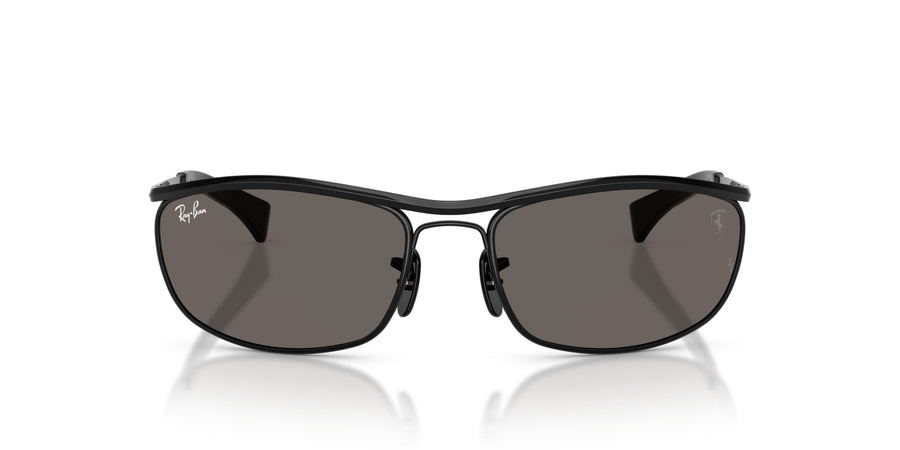 Metal Unisex Sunglass RB3819M – Black / Dark Grey