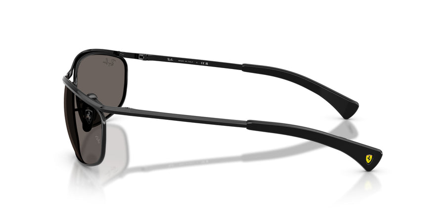 Metal Unisex Sunglass RB3819M – Black / Dark Grey