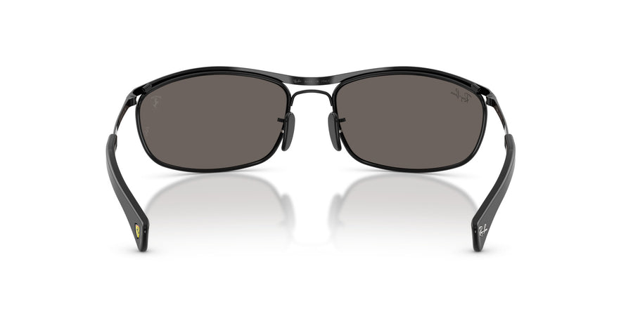Metal Unisex Sunglass RB3819M – Black / Dark Grey