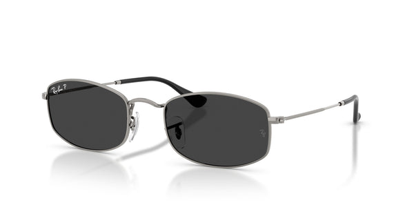 Metal Unisex Sunglass RB3832 – Gunmetal / Polar Black