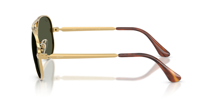 Metal Unisex Sunglass RB3925 – Gold / Green