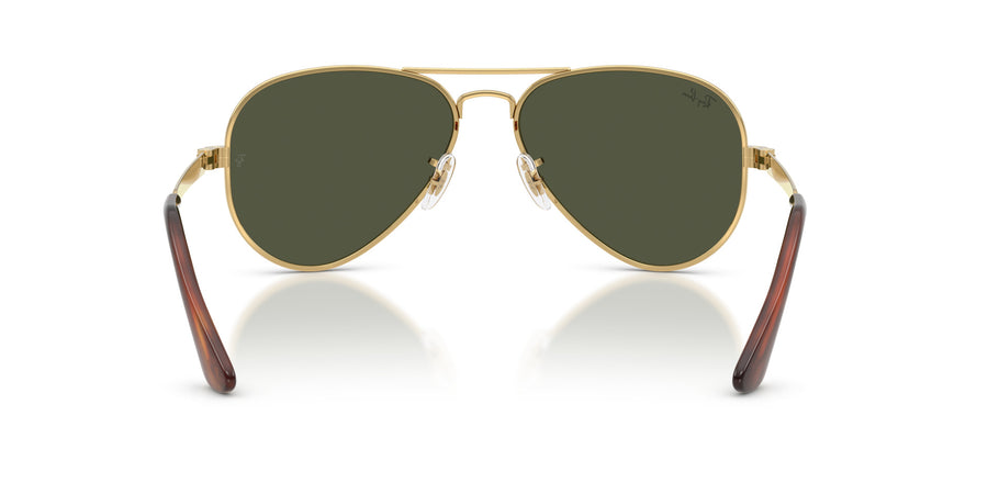 Metal Unisex Sunglass RB3925 – Gold / Green