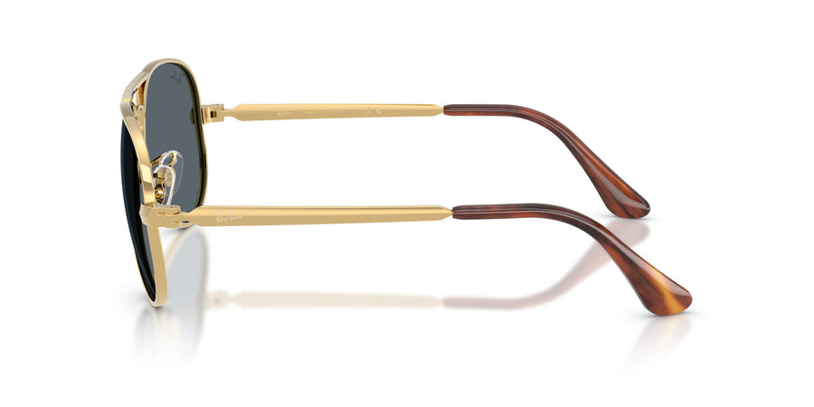 Metal Unisex Sunglass RB3925 – Gold / Blue