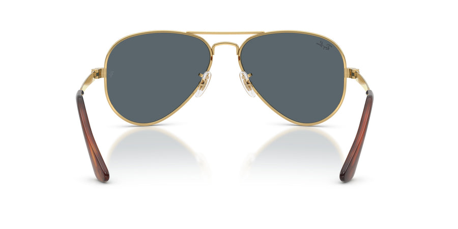 Metal Unisex Sunglass RB3925 – Gold / Blue