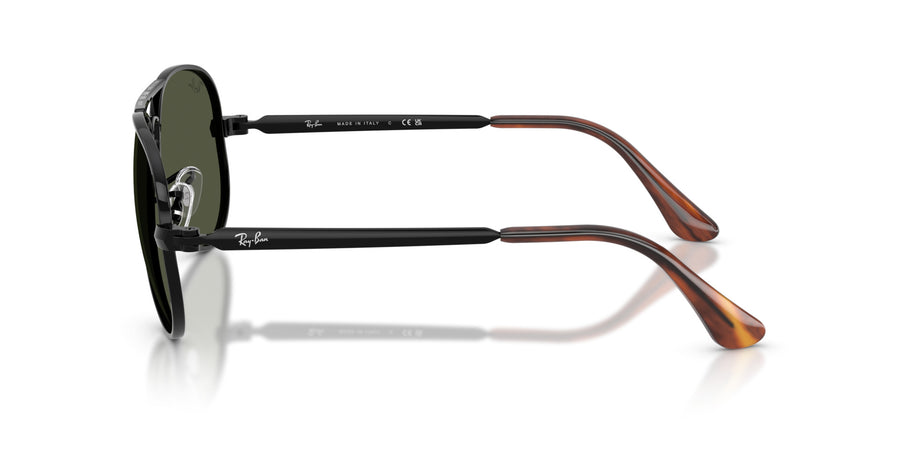 Metal Unisex Sunglass RB3925 – Black / Green