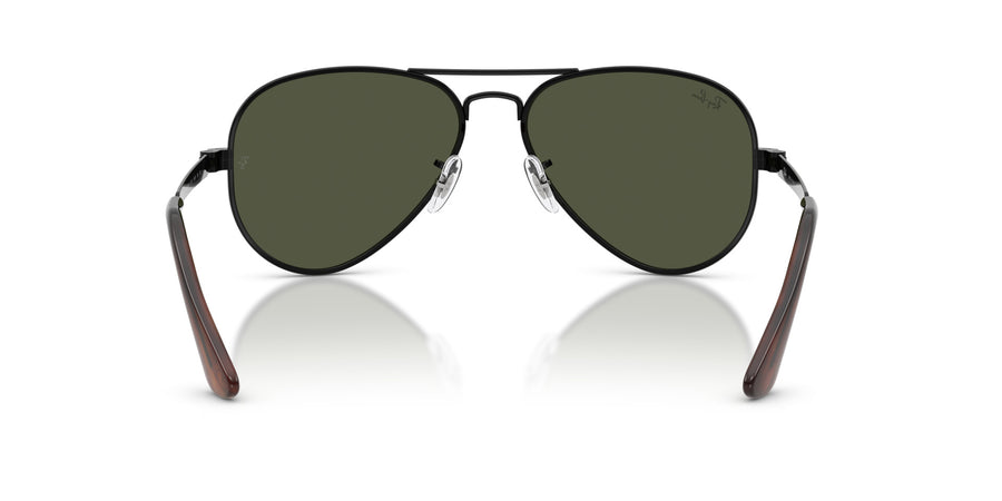 Metal Unisex Sunglass RB3925 – Black / Green