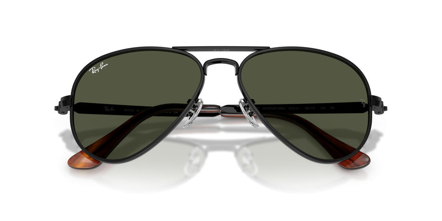 Metal Unisex Sunglass RB3925 – Black / Green