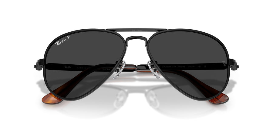 Metal Unisex Sunglass RB3925 – Black / Black Polar