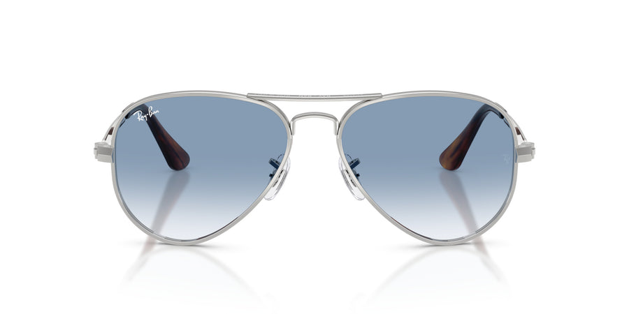 Metal Unisex Sunglass RB3925 – Silver / Clear Gradient Blue