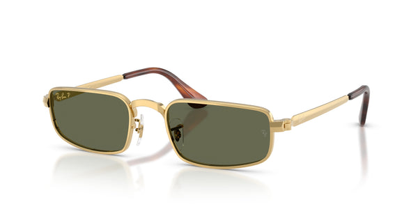 Metal Unisex Sunglass RB3927 – Gold / Polar Green