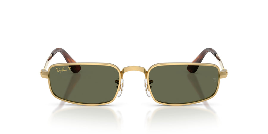 Metal Unisex Sunglass RB3927 – Gold / Polar Green