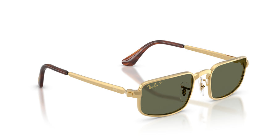 Metal Unisex Sunglass RB3927 – Gold / Polar Green