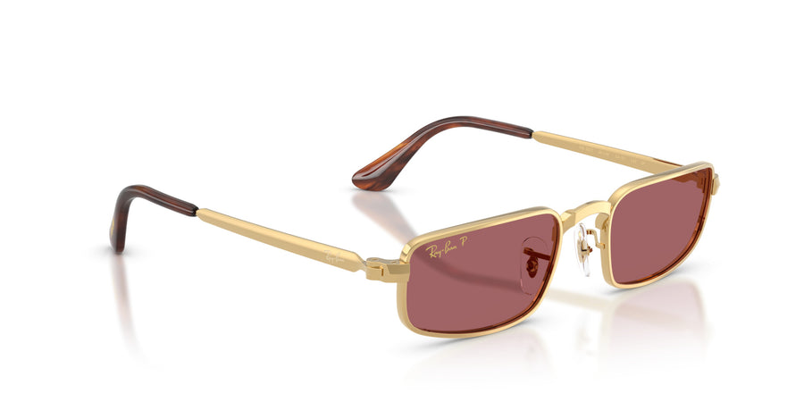 Metal Unisex Sunglass RB3927 – Gold / Polar Purple