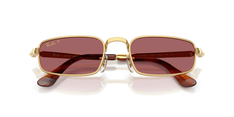 Metal Unisex Sunglass RB3927 – Gold / Polar Purple