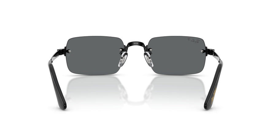 Metal Unisex Sunglass RB3928 – Black / Dark Grey Polar
