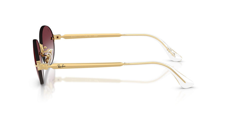 Metal Unisex Sunglass RB3929 – Gold / Clear Gradient Dark Viole